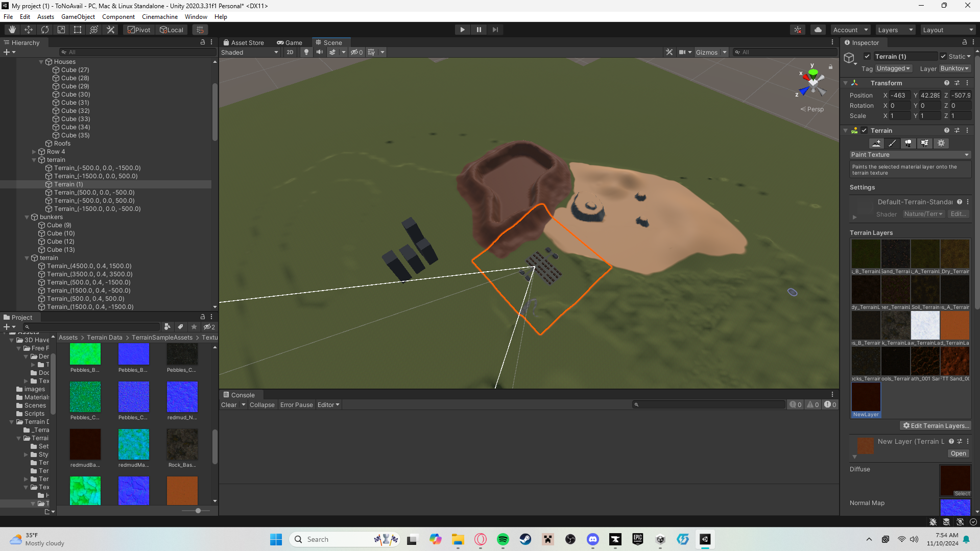 An early look at texturing on the ramparts
